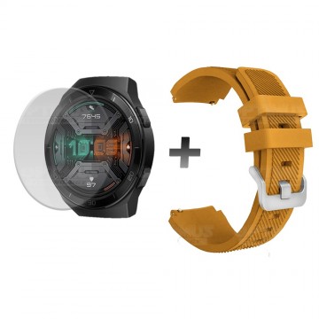 Buff Film Screen Protector Y Correa Pulso de color Smartwatch Reloj Inteligente Huawei Gt2E OPTIMUS TECHNOLOGY™ - 3