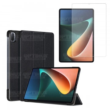 Kit Vidrio Cristal Templado Y Estuche Case Protector para Tablet Xiaomi Mi Pad 5 | OPTIMUS TECHNOLOGY™ | KT-VTP-ESTA-XMI-MP-5 |