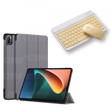 Kit Case Forro Protector + Teclado y Mouse Ratón Bluetooth para Tablet Xiaomi Mi Pad 5 OPTIMUS TECHNOLOGY™ - 7
