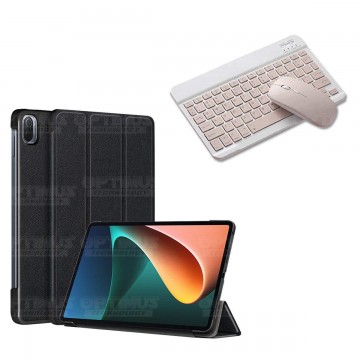 Kit Case Forro Protector + Teclado y Mouse Ratón Bluetooth para Tablet Xiaomi Mi Pad 5 OPTIMUS TECHNOLOGY™ - 11