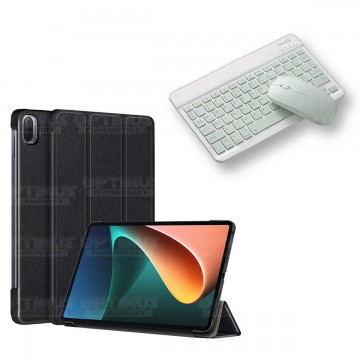 Kit Case Forro Protector + Teclado y Mouse Ratón Bluetooth para Tablet Xiaomi Mi Pad 5 OPTIMUS TECHNOLOGY™ - 13