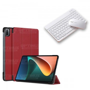 Kit Case Forro Protector + Teclado y Mouse Ratón Bluetooth para Tablet Xiaomi Mi Pad 5 OPTIMUS TECHNOLOGY™ - 20