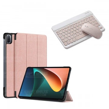 Kit Case Forro Protector + Teclado y Mouse Ratón Bluetooth para Tablet Xiaomi Mi Pad 5 OPTIMUS TECHNOLOGY™ - 25