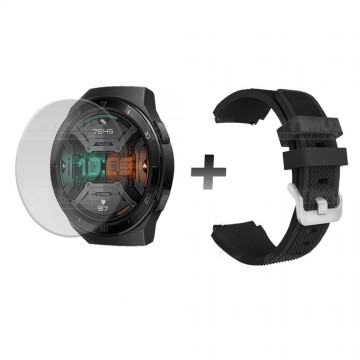 Buff Film Screen Protector Y Correa Pulso de color Smartwatch Reloj Inteligente Huawei Gt2E OPTIMUS TECHNOLOGY™ - 9