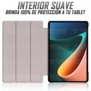 Kit Case Forro Protector + Teclado y Mouse Ratón Bluetooth para Tablet Xiaomi Mi Pad 5 OPTIMUS TECHNOLOGY™ - 46