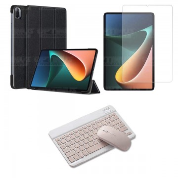 Kit Vidrio templado + Case Protector + Teclado y Mouse Bluetooth Tablet Xiaomi Mi Pad 5 OPTIMUS TECHNOLOGY™ - 11