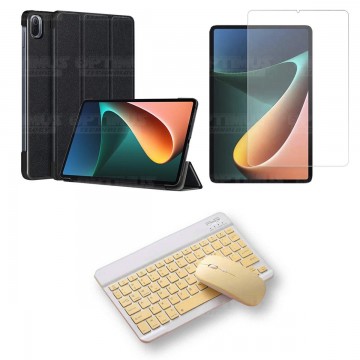 Kit Vidrio templado + Case Protector + Teclado y Mouse Bluetooth Tablet Xiaomi Mi Pad 5 OPTIMUS TECHNOLOGY™ - 14