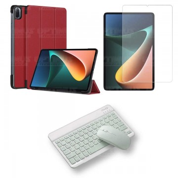 Kit Vidrio templado + Case Protector + Teclado y Mouse Bluetooth Tablet Xiaomi Mi Pad 5 OPTIMUS TECHNOLOGY™ - 18