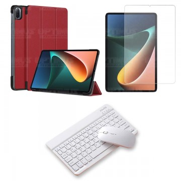 Kit Vidrio templado + Case Protector + Teclado y Mouse Bluetooth Tablet Xiaomi Mi Pad 5 OPTIMUS TECHNOLOGY™ - 20