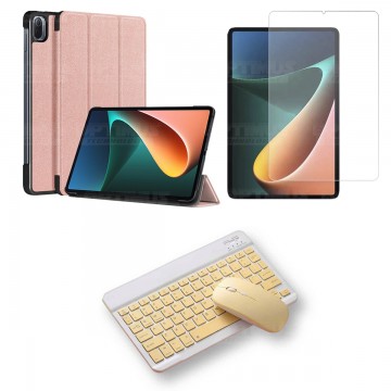 Kit Vidrio templado + Case Protector + Teclado y Mouse Bluetooth Tablet Xiaomi Mi Pad 5 OPTIMUS TECHNOLOGY™ - 22