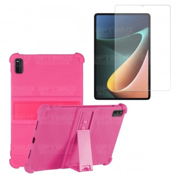 Kit Vidrio templado y Estuche Protector de goma antigolpes con soporte Tablet Xiaomi Mi Pad 5 OPTIMUS TECHNOLOGY™ - 17