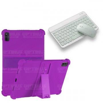 Kit Case Forro Protector Antigolpes + Teclado y Mouse Bluetooth Tablet Xiaomi Mi Pad 5 OPTIMUS TECHNOLOGY™ - 8