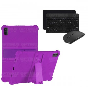 Kit Case Forro Protector Antigolpes + Teclado y Mouse Bluetooth Tablet Xiaomi Mi Pad 5 OPTIMUS TECHNOLOGY™ - 9