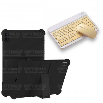 Kit Case Forro Protector Antigolpes + Teclado y Mouse Bluetooth Tablet Xiaomi Mi Pad 5 OPTIMUS TECHNOLOGY™ - 12