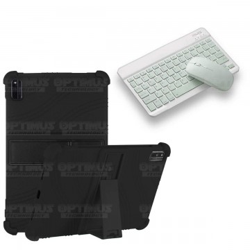 Kit Case Forro Protector Antigolpes + Teclado y Mouse Bluetooth Tablet Xiaomi Mi Pad 5 OPTIMUS TECHNOLOGY™ - 13