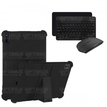 Kit Case Forro Protector Antigolpes + Teclado y Mouse Bluetooth Tablet Xiaomi Mi Pad 5 OPTIMUS TECHNOLOGY™ - 14