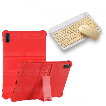 Kit Case Forro Protector Antigolpes + Teclado y Mouse Bluetooth Tablet Xiaomi Mi Pad 5 OPTIMUS TECHNOLOGY™ - 17
