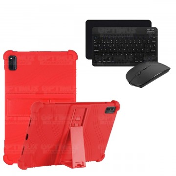 Kit Case Forro Protector Antigolpes + Teclado y Mouse Bluetooth Tablet Xiaomi Mi Pad 5 OPTIMUS TECHNOLOGY™ - 19
