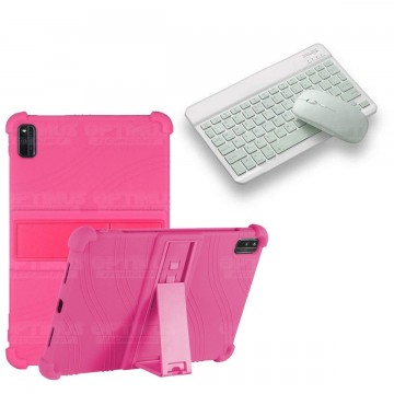 Kit Case Forro Protector Antigolpes + Teclado y Mouse Bluetooth Tablet Xiaomi Mi Pad 5 OPTIMUS TECHNOLOGY™ - 23