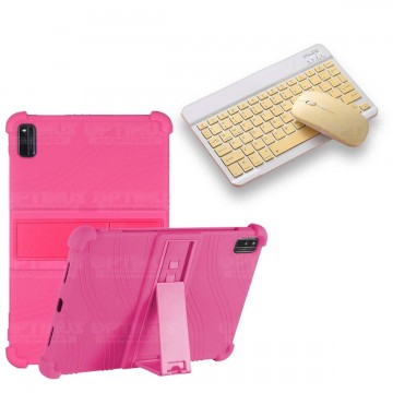 Kit Case Forro Protector Antigolpes + Teclado y Mouse Bluetooth Tablet Xiaomi Mi Pad 5 OPTIMUS TECHNOLOGY™ - 24