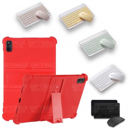 Kit Case Forro Protector Antigolpes + Teclado y Mouse Bluetooth Tablet Xiaomi Mi Pad 5