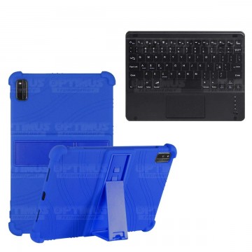 Kit Estuche Protector Antigolpes + Teclado Mouse Touchpad Bluetooth Xiaomi Mi Pad 5 OPTIMUS TECHNOLOGY™ - 2