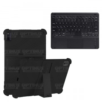 Kit Estuche Protector Antigolpes + Teclado Mouse Touchpad Bluetooth Xiaomi Mi Pad 5 OPTIMUS TECHNOLOGY™ - 5