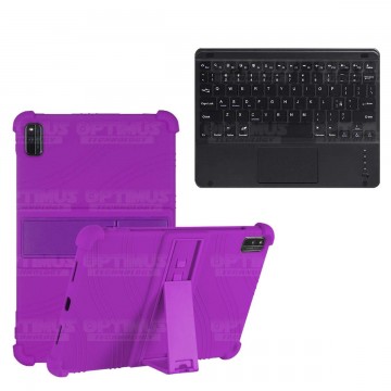 Kit Estuche Protector Antigolpes + Teclado Mouse Touchpad Bluetooth Xiaomi Mi Pad 5 OPTIMUS TECHNOLOGY™ - 8