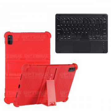 Kit Estuche Protector Antigolpes + Teclado Mouse Touchpad Bluetooth Xiaomi Mi Pad 5 OPTIMUS TECHNOLOGY™ - 11
