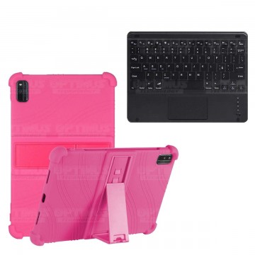 Kit Estuche Protector Antigolpes + Teclado Mouse Touchpad Bluetooth Xiaomi Mi Pad 5 OPTIMUS TECHNOLOGY™ - 14