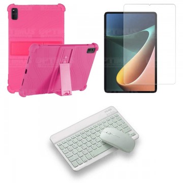 Kit Vidrio templado + Estuche Protector Goma + Teclado Bluetooth Tablet Xiaomi Mi Pad 5 OPTIMUS TECHNOLOGY™ - 23