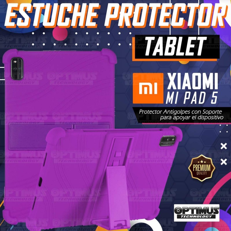 Kit Vidrio templado + Estuche Protector Goma + Teclado Bluetooth Tablet Xiaomi Mi Pad 5 OPTIMUS TECHNOLOGY™ - 32