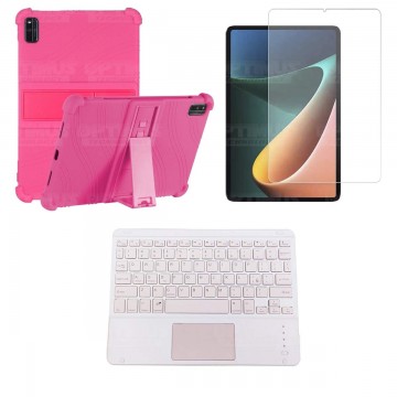 Kit Vidrio templado + Estuche Protector + Teclado Touchpad Bluetooth Tablet Xiaomi Mi Pad 5 OPTIMUS TECHNOLOGY™ - 15