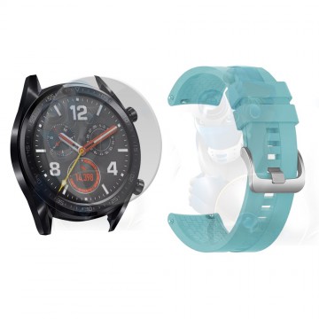 Vidrio Templado Y Correa Smartwatch Reloj Inteligente Huawei Gt 46mm | OPTIMUS TECHNOLOGY™ | CRR-VTP-HW-GT-46 |