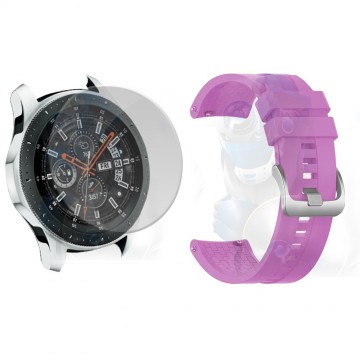 Vidrio Templado Y Correa Smartwatch Reloj Inteligente Samsung Galaxy Watch 46mm | OPTIMUS TECHNOLOGY™ | CRR-VTP-GX-WCH-46 |