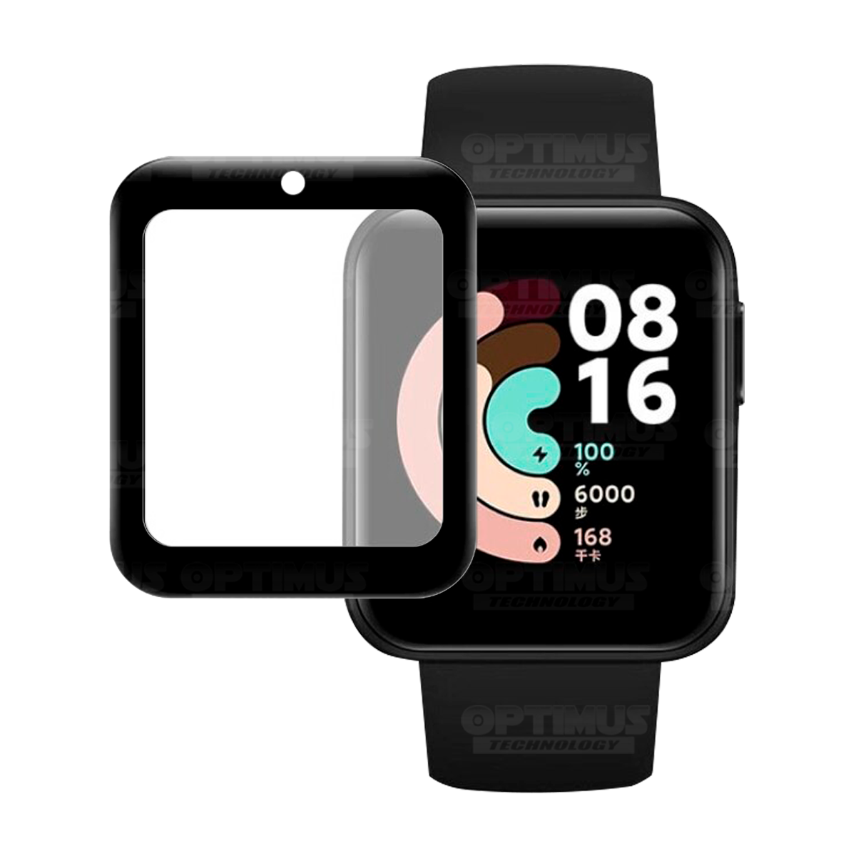 Correa cuero Xiaomi Mi Watch Lite (negro) 