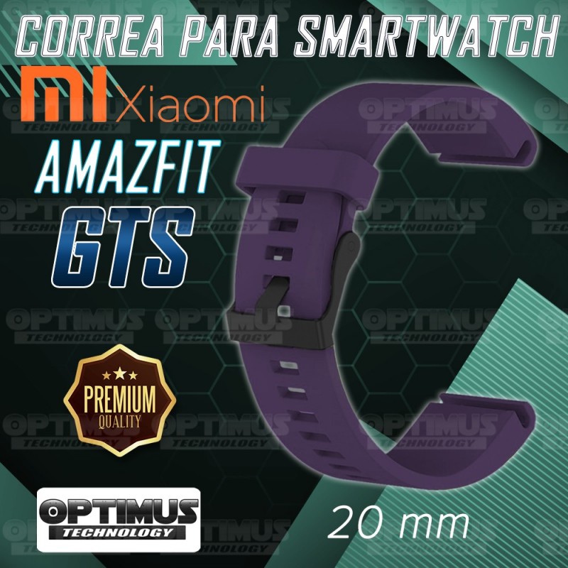 Kit Manilla Banda Y Buff Film Screen Para Reloj Smartwatch Xiaomi Amazfit GTS | OPTIMUS TECHNOLOGY™ | CRR-BFF-HP-XMI-AF-GTS |