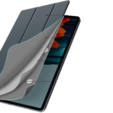 Kit Vidrio Cristal Templado Y Estuche Case Protector para Tablet Samsung Galaxy Tab S8 Ultra 14.6 Pulgadas OPTIMUS TECHNOLOGY™ -