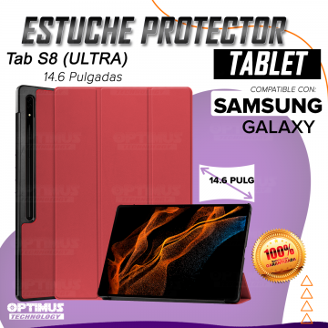 Vidrio Estuche Teclado Touchpad BT para Samsung Galaxy Tab S8 Ultra 14.6 Pulgadas | OPTIMUS TECHNOLOGY™ | SGTS8U-81 |
