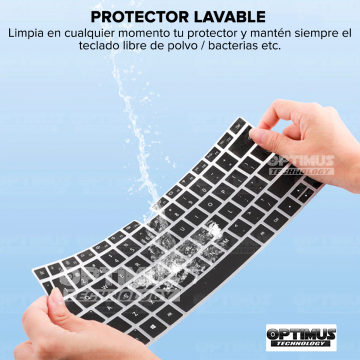 Membrana de Película Protectora en Silicona Suave para Teclado portátil para Huawei Matebook D15 OPTIMUS TECHNOLOGY™ - 11