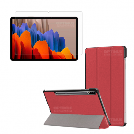 Kit Vidrio y Forro Tablet Samsung Galaxy Tab S8 11 Pug Pulgadas Antigolpes