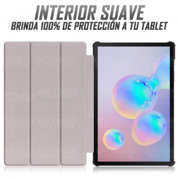 Estuche Case Forro Protector Con Tapa Tablet Samsung Galaxy Tab S6 Lite 10.4 2022 P619 - P613 OPTIMUS TECHNOLOGY™ - 10