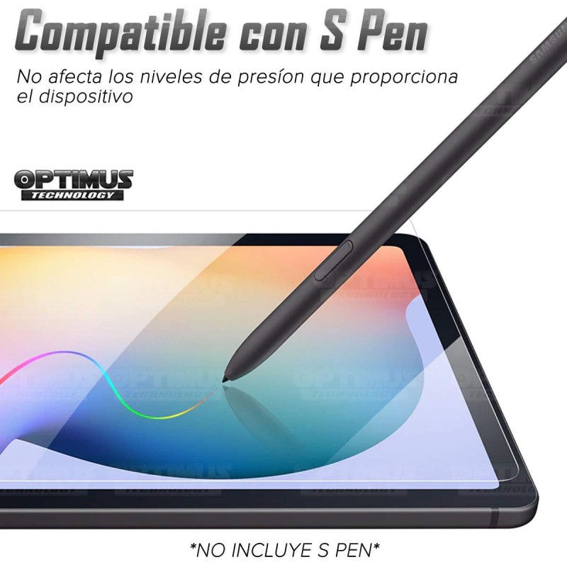 Kit Vidrio templado + Case Protector + Teclado y Mouse Bluetooth Tablet Samsung Galaxy Tab S6 Lite 10.4 2022 P619 - P613 OPTIMUS