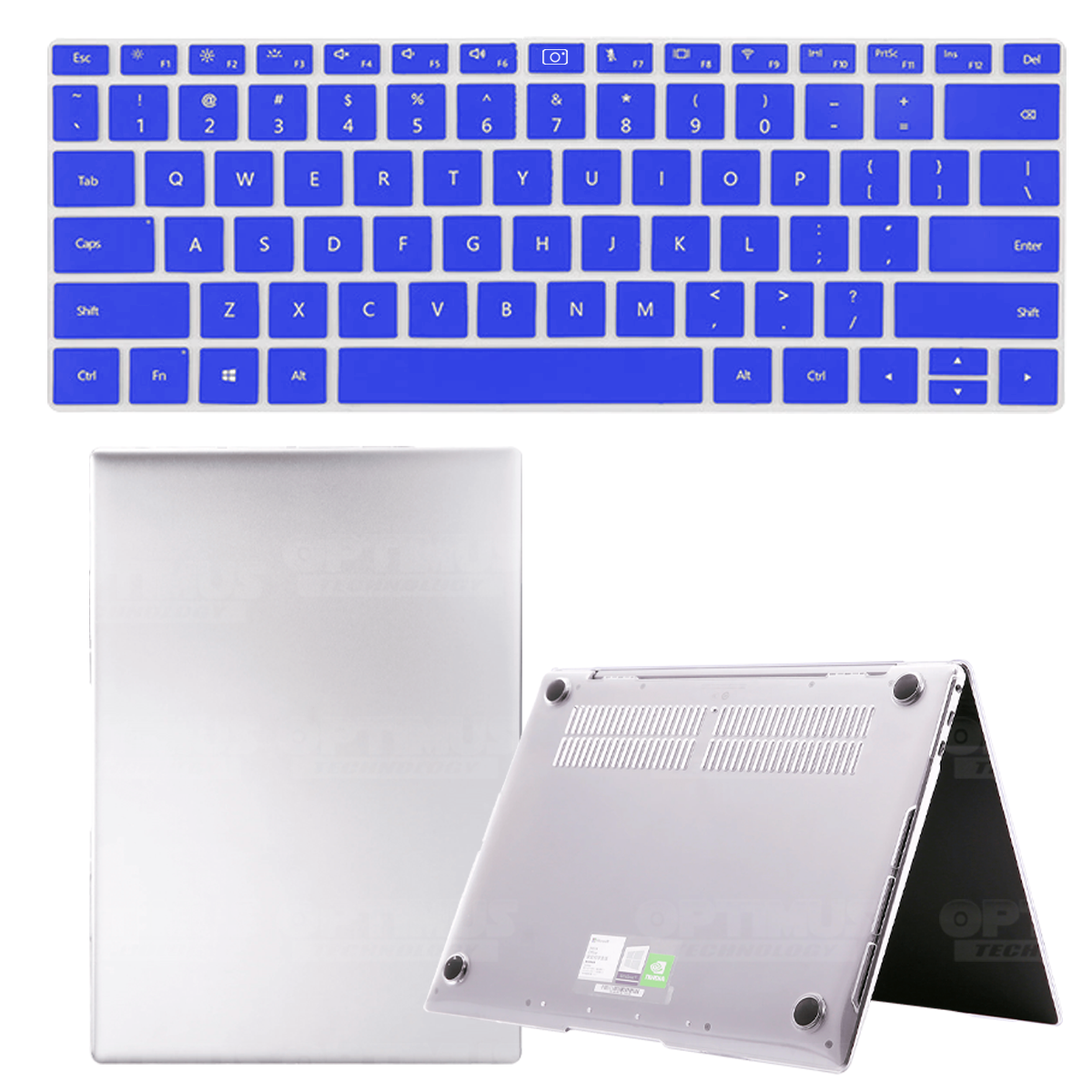 sonido Ventilar conductor Kit Carcasa Protector Y Funda Suave Protectora de Teclado Para Huawei  Matebook D15 Color Blanco - Color del Teclado Azul Rey