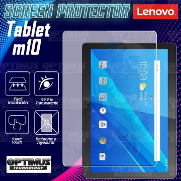 Kit Vidrio Cristal Templado Y Estuche Protector para Tablet Lenovo Tab M10 Tb-x505f OPTIMUS TECHNOLOGY™ - 25