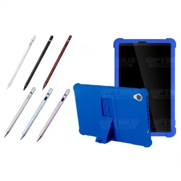 Kit Vidrio templado + Estuche Protector Goma + Teclado y Mouse Bluetooth  para Tablet Lenovo Tab M8 8505x / x8505f Color Azul - Color del Teclado  Verde