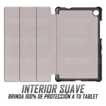 Kit Vidrio Cristal Templado Y Estuche Case Protector para Tablet Lenovo Tab M8 X8505f OPTIMUS TECHNOLOGY™ - 26
