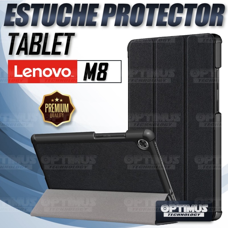 Kit Vidrio Cristal Templado Y Estuche Case Protector para Tablet Lenovo Tab M8 X8505f OPTIMUS TECHNOLOGY™ - 3