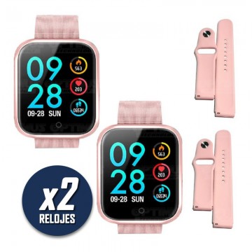 Kit Dos 2 Smartwatch Reloj...