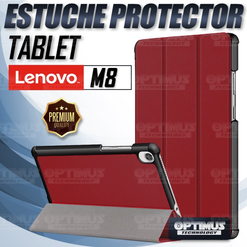 Kit Vidrio Cristal Templado Y Estuche Case Protector para Tablet Lenovo Tab M8 X8505f OPTIMUS TECHNOLOGY™ - 18